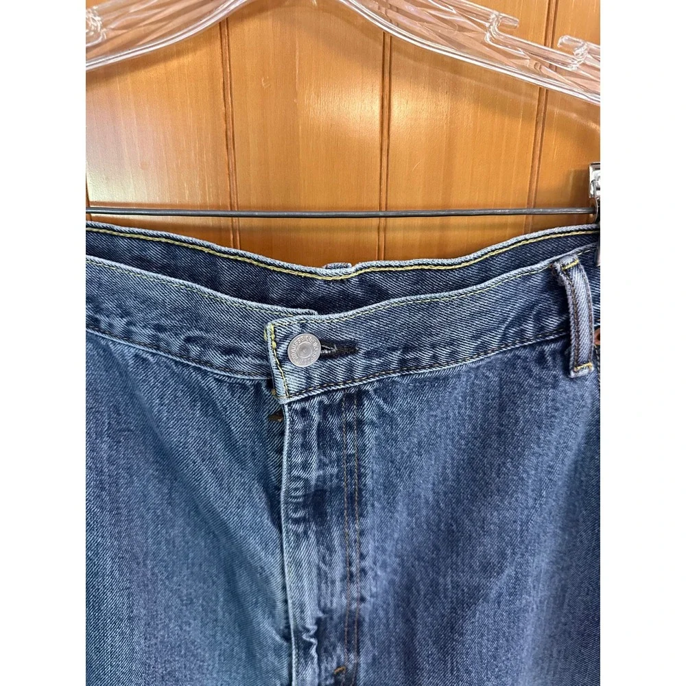 Levis 550 Relaxed Fit Tapered Leg Blue Denim Jeans Mens 50x30